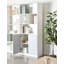 Almaguer 197cm H x 80cm W Particle Board Bookcase-1851696194