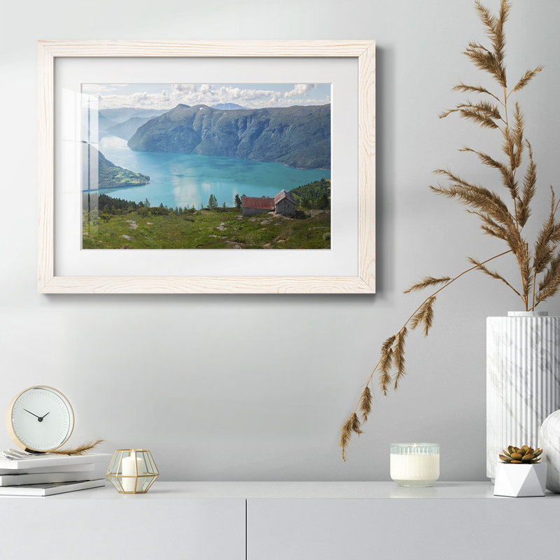 Reflection II, reproduction d'art encadrée, Blanc, H 26 po x l 38 po