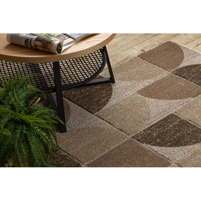 Cayrn Rectangle Geometric Area Rug, Rectangle 200 cm x 290 cm