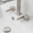 Widespread Single-handle Bathroom Faucet with Drain Assembly-86864999