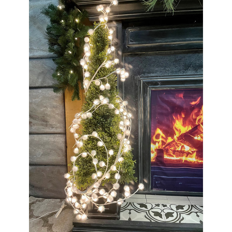 72'' in. Lighted Faux Garland