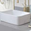 Lavabo de salle de bain vasque en évier de cuisine en céramique à simple cuve avec crépine