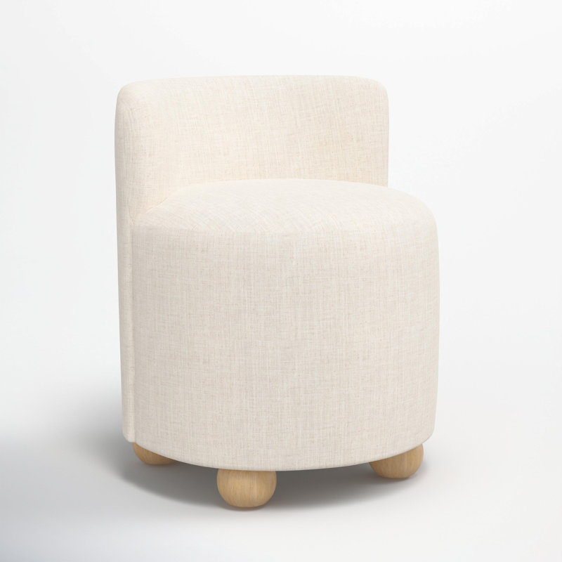 Bee Vanity Chair, Classic Talc Linen