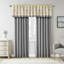 Panneau de rideau simple brodé Serene-417937866