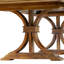 L'ensemble de table de salle à manger 5 pièces comprend une table de cuisine et 4 chaises de salle à manger en tissu de polyester vert saule avec dossier capitonné - Finition noyer antique-1638394069
