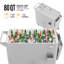 Chariot de refroidisseur de patio 80 pte avec armoire et table d'appoint pliable-120785906