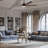 Matte Black Integrated Led 6 Speed Color Changing Indoor Ceiling Fan With Light And Remote-1270113928