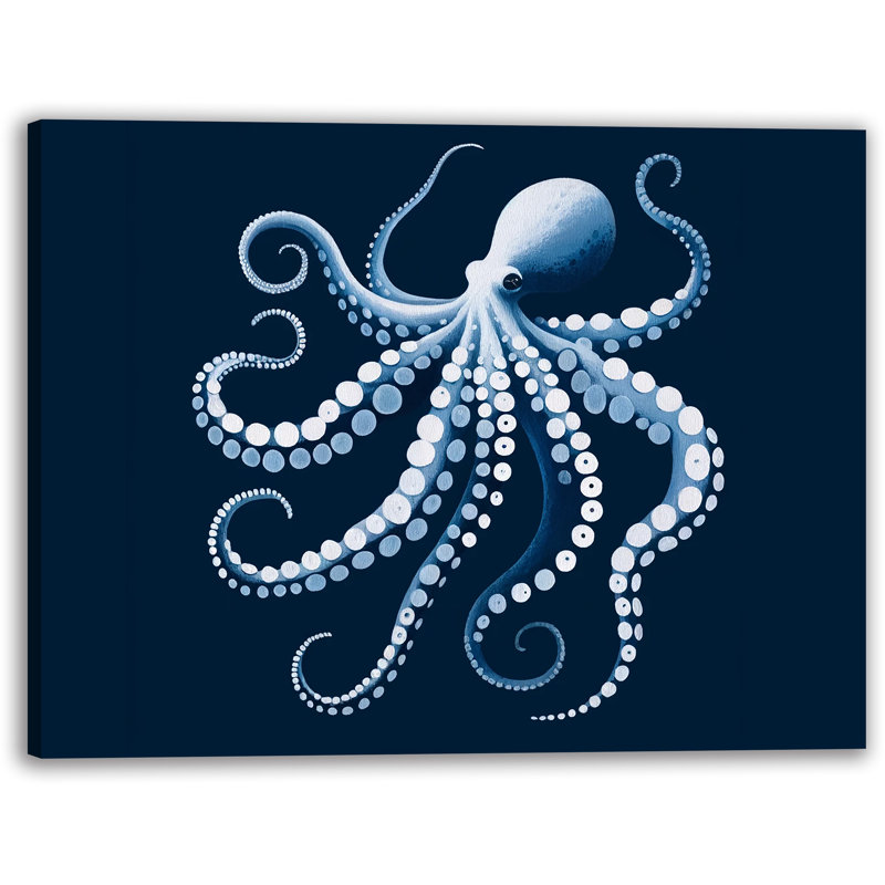 «Deep Sea Elegance», art mural sur toile tendue, H 20 po x l 30 po x P 1,5 po
