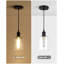 Luminaire suspendu 1 lumière 4,75 po avec ampoule remplaçable-680729593
