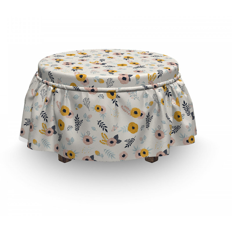 Housse pour repose-pieds de la nature romantique