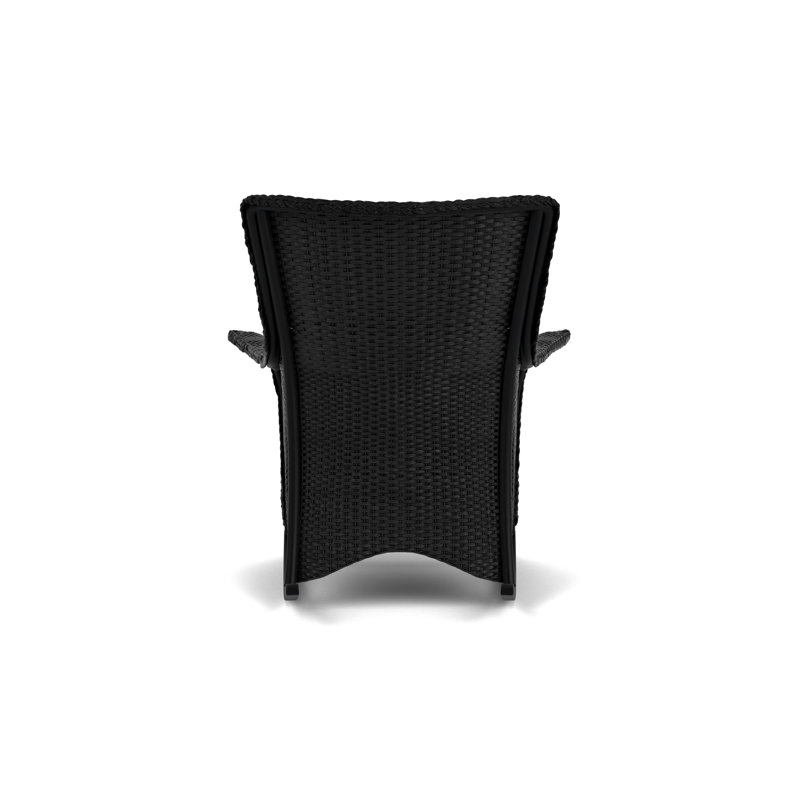Mandalay Outdoor Rocker Chair, Ebony, Sailcloth Salt