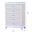 Ensemble de chambre à coucher standard 5 pièces Elmin-625976517
