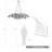 Montriel 24 - Light Dimmable Tiered Chandelier-22712030
