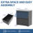 2 Drawer Lateral File Cabinet with Lock - Home Office Storage for Letter/Legal/F4/A4 Hanging Files - Requires Assembly-108868211