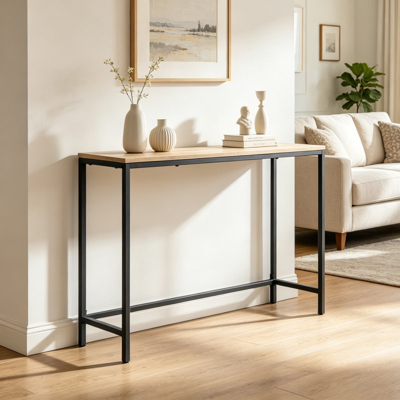 Arturs 41.5'' Console Table, Charter Oak