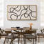 Lignes noires abstraites sur art moderne beige-100937293-111695715