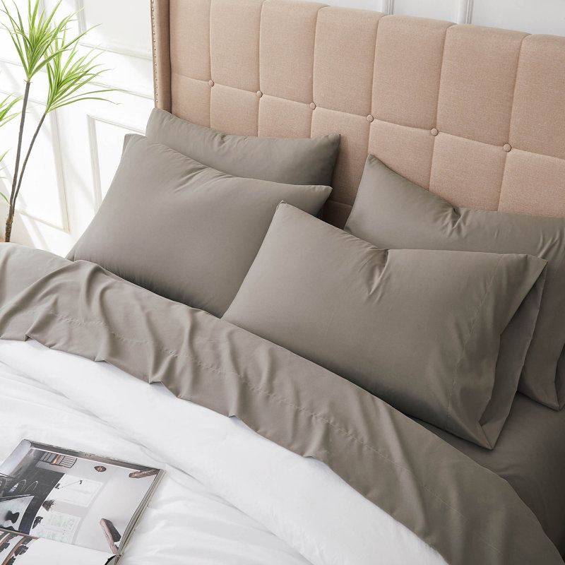 Vilano Springs Extra Deep Pocket Sheet Set, 6-Piece Ultra Soft Microfiber Sheets and Pillow Cases, Wrinkle Resistant, Easy Care