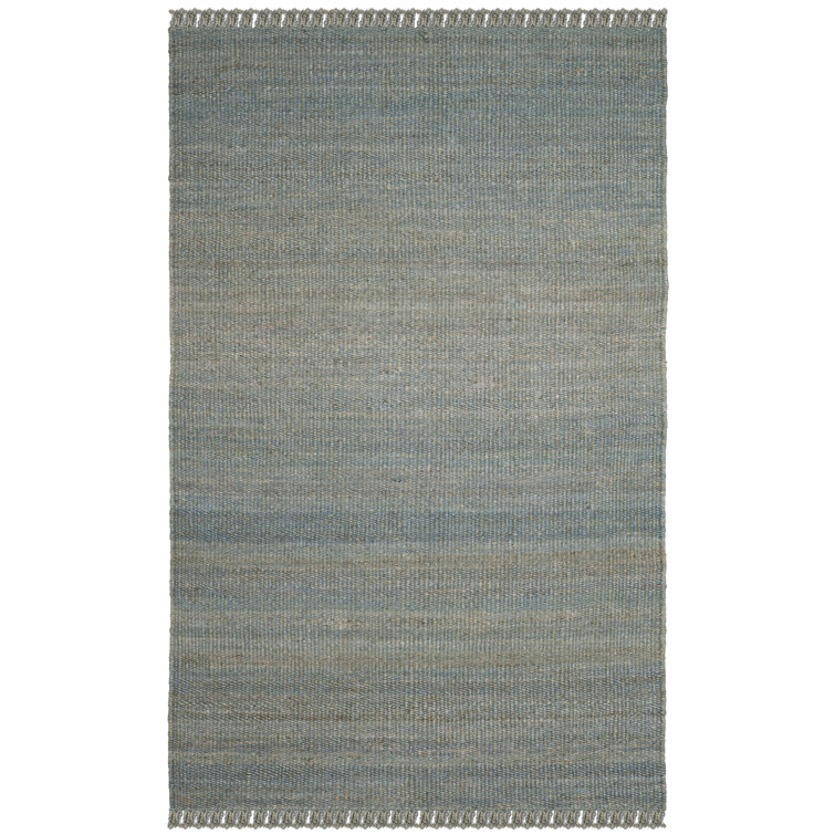 Fitzwater Natural Fiber Hand Woven Jute Striped Rug
