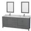 Sheffield 79" Double Bathroom Vanity Base Only-40171984