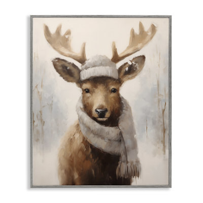 Cozy Winter Deer Fawn, estampe numérique, design par Arlington Prints