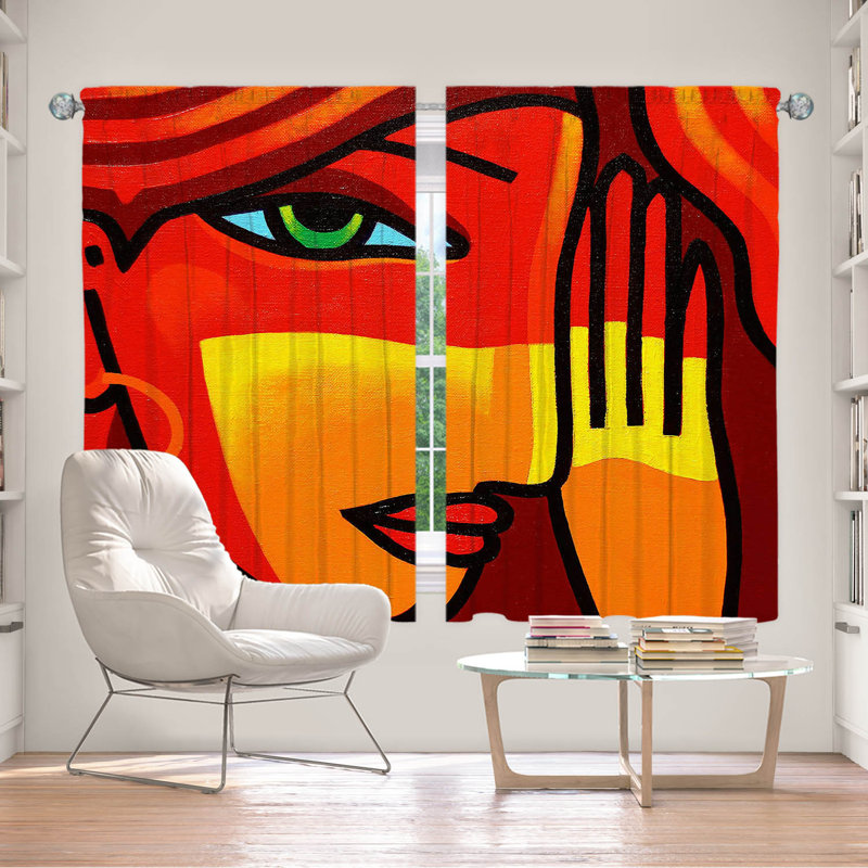 Delaughter Room Darkening Curtain Pair, 56" W x 78" L