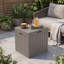 Coffre de terrasse 40 gallons verrouillable pour rangement extérieur-132442957