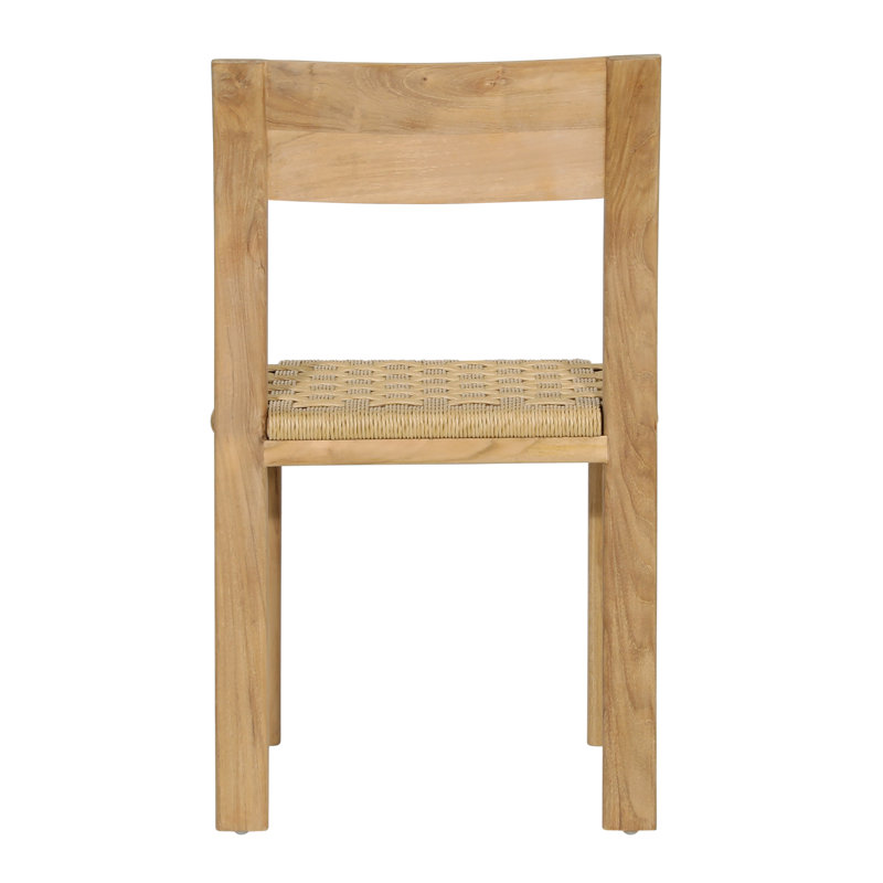 Eldrid Outdoor Armless Dining Chair NaNa