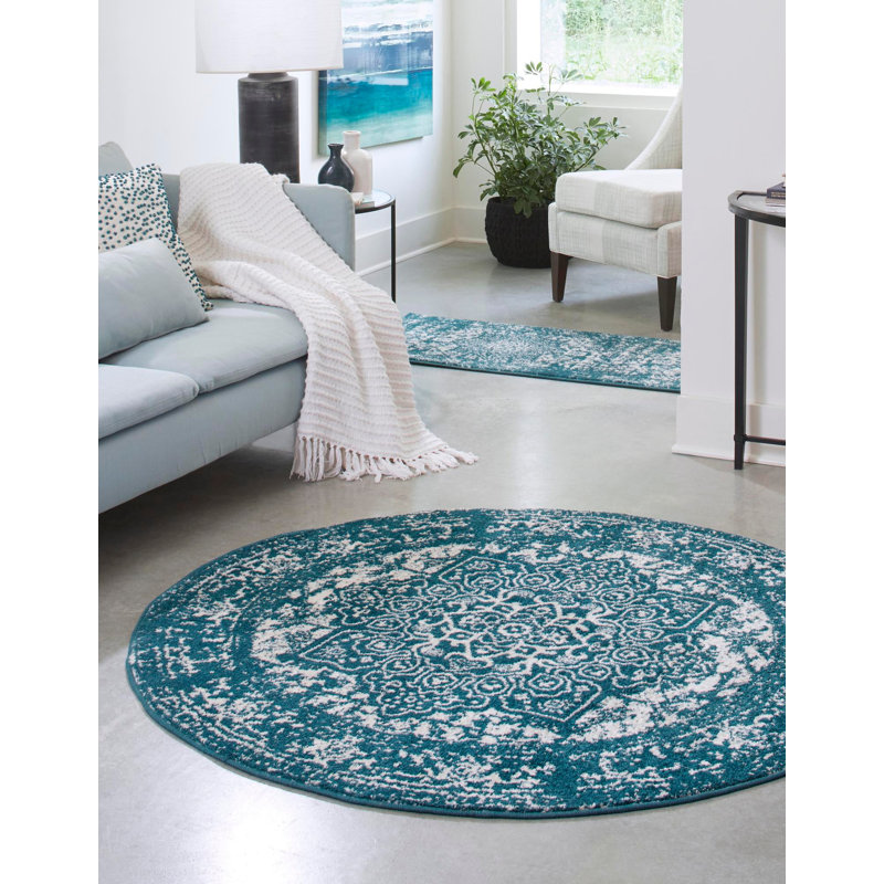 Madline Oriental Indoor Rug, Round 3'3"