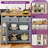 Brianny Rolling Kitchen Cart Island with Foldable Tabletop 2 Drawers and Power Outlet-629526643