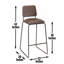 Mesa - Tabouret de bar - Brun
