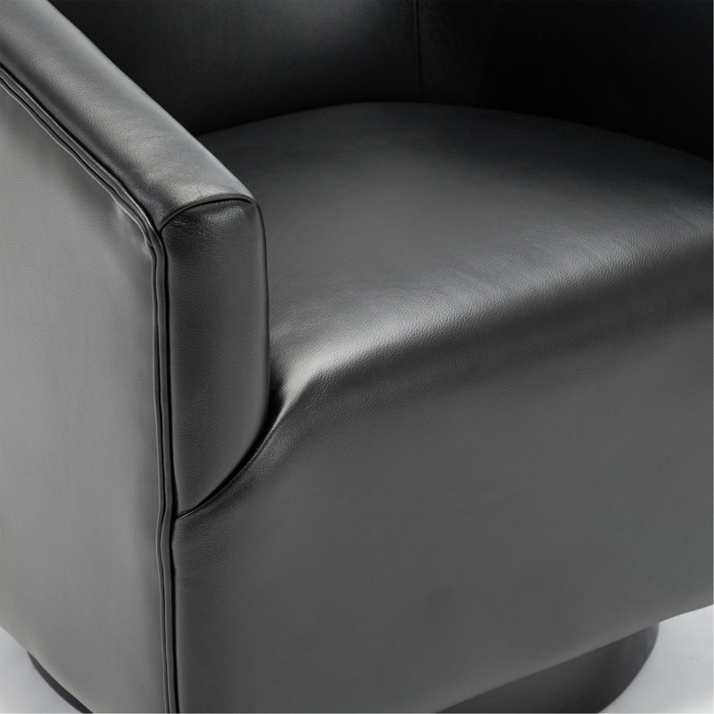 Chaise pivotante Garland, Noir