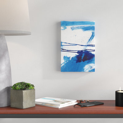'Blue Mystic I' by Joyce Combs - Painting Print