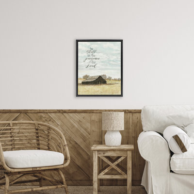 Cadre flottant Be Still, conçu par Cindy Jacobs