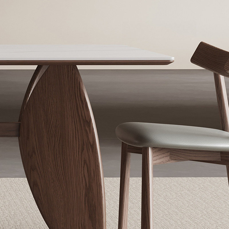 Ensemble de table de salle à manger simple de style italien, H 29,5 po x L 55,1 po x l 31,5 po