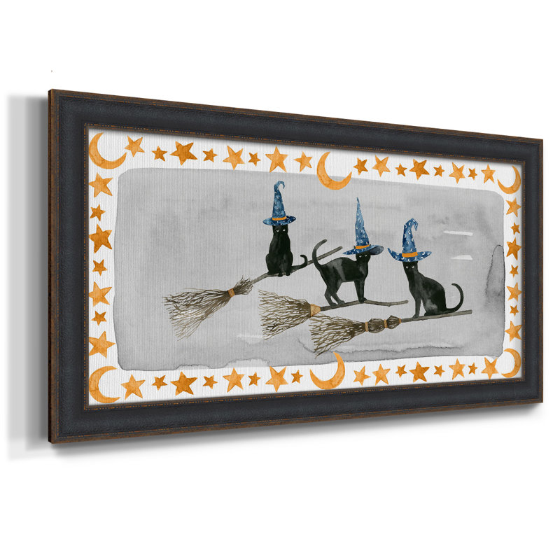 Black Cat Collection D " Black Cat ", 25" H x 45" W x 2.5" D