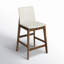 Tabouret de comptoir Anrey en PVC blanc-106893893-118865716