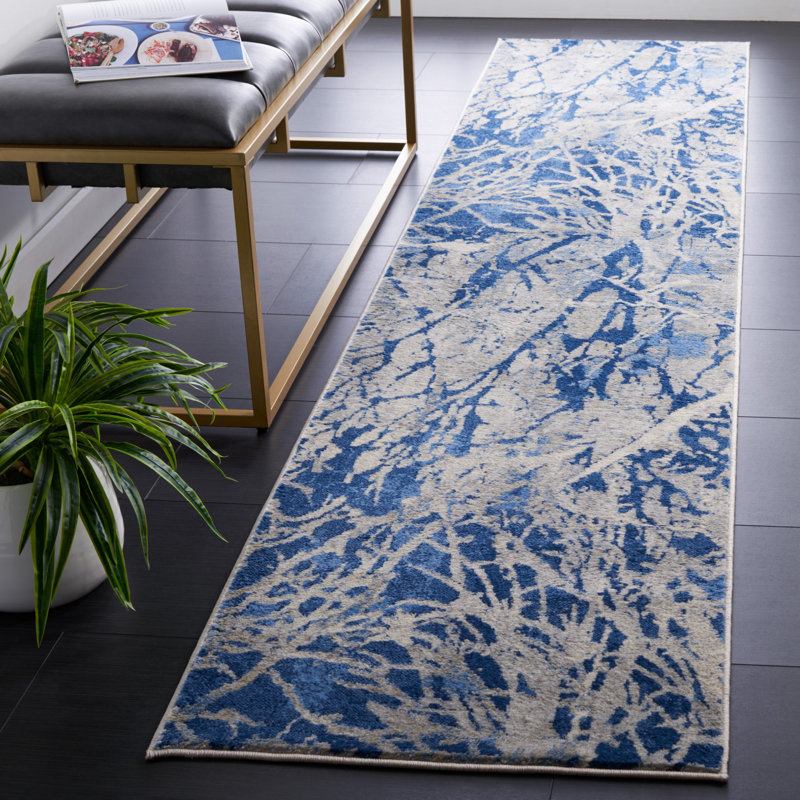 Jasper 100 Performance Abstract Rug, Runner 2' x 9'