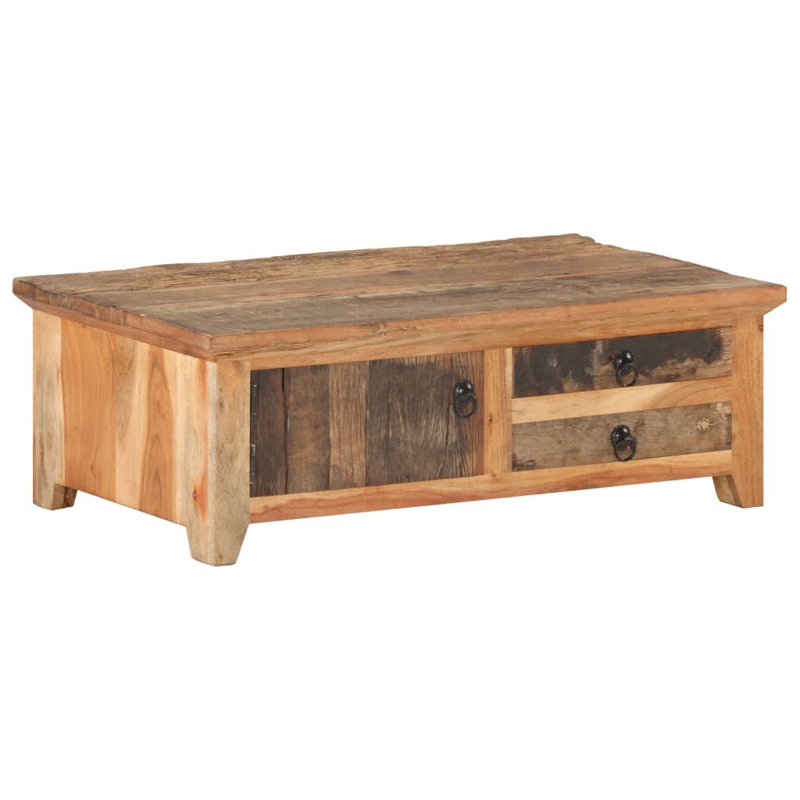 Table basse simple avec rangement Evie-Mai
