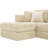 Xavia 135.4" Compressed U-Shaped Upholstered Sectional Sofa with 2 Movable Ottomans-128837903