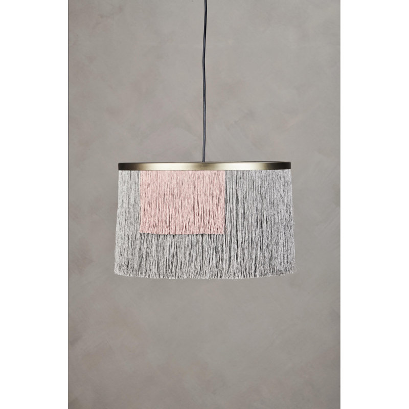 1 - Light Gold Drum Pendant