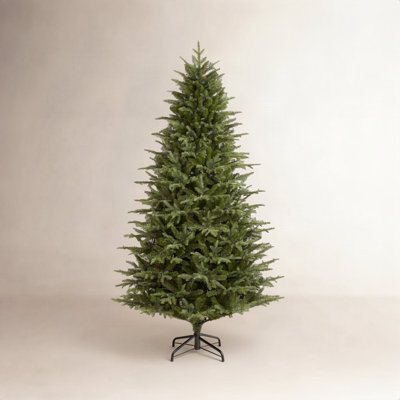 Leilonie Flocked 11' Pre-Lit Fir Christmas Tree