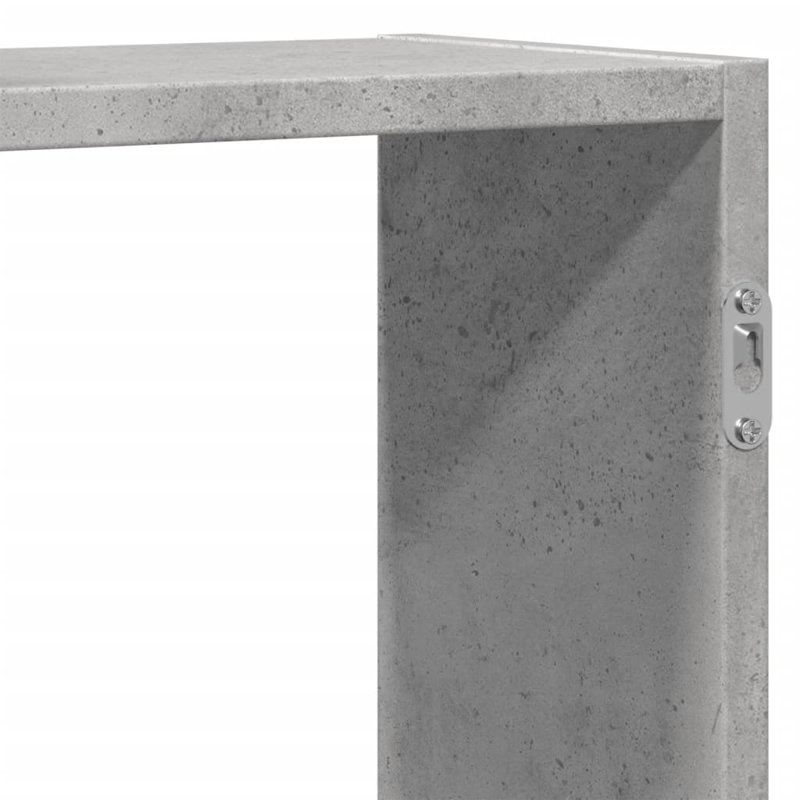 Roakes Floating Shelf, Concrete Grey, 42cm H x 129cm W x 18cm