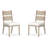 Trestle Dining Table With 4 Side Chairs