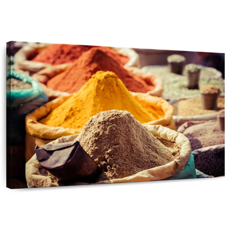 Yarlin Indian Spice Market, 30" H x 45" W