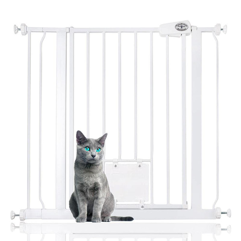 Metal Pressure Mounted Pet Gate, 81.4cm - 89cm
