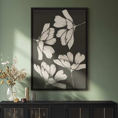 Framed Canvas Wall Art - Vintage Abstract Wall Prints for Bedroom 