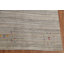Tapis carré rayé à la main Gabbeh