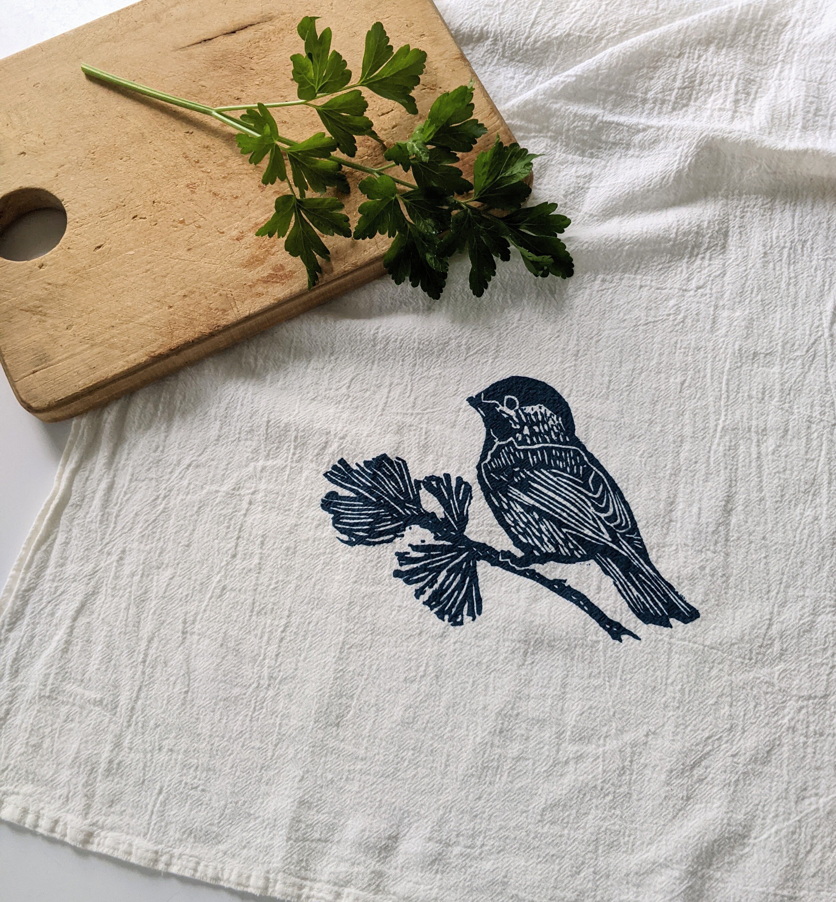 Tea Towel 100% Cotton Embroidered Animal Kitchen Hand Towels Dish Cloth