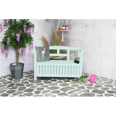 Fazio Solid Wood Pine Outdoor Bench