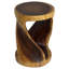 Table de bout cylindrique en bois massif-1404193670